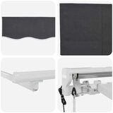  Skrovita tenda Antracit 300 x 200 cm Poliester i aluminij | shoptok.hr