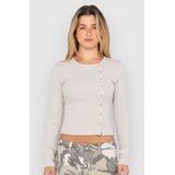 Rusty Button Up Majica z dolgimi rokavi oyster grey | Shoptok.si