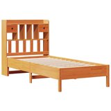  Krevet s regalom za knjige bez madraca 75 x 190 cm od borovine | shoptok.hr