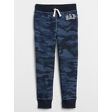 GAP Blue Boys' Sweatpants Logo camo print pull-on joggers | ePonuda.com