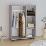  Garderobna omara betonsko siva 80x40x110 cm iverna plošča, (20620769) | Shoptok.si