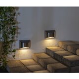 Star Trading Set od 2 zidne LED svjetiljke od nehrđajućeg čelika Wally, visina 8 cm | shoptok.hr