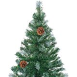 vidaXL Umestno božično drevo med 300 LED Zelena 180 cm PVC in Jeklo | Shoptok.si
