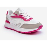 Kesi Women's sports shoes on the platform white-pink Henley cene