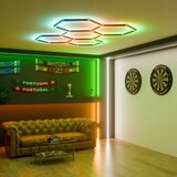  LED RGBW stropno svetlo sa prigu&amp;scaron;iva HEXAGON LED/144W/85-265V 7000K CRI 90 IP54 bela + daljinski upravljač Slike