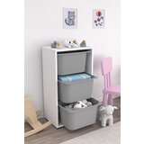 Hanah home višenamenska polica bronz 3D white Cene