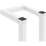  Stalak za ručnike bijeli 12,5 x 12,5 x 60 cm čelični | shoptok.hr