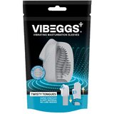 VibEggs Twisty Tongues - vibracijsko jaje masturbator (bijelo) | shoptok.hr