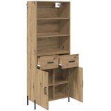  Highboard s ladicama Umjetnički hrast 69,5 x 32,5 x 180 cm | shoptok.hr