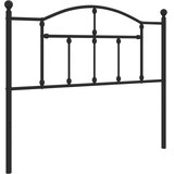  Metalno zamjensko uzglavlje crno 107 cm | shoptok.hr