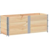  Okviri za palete 3 kom 150x50 cm od masivne borovine | shoptok.hr