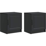  Noćni ormar 2 pcs Crna 43 x 34,5 x 47 cm Konstruirano drvo | Eponuda.ba