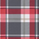  Jastuci za stolice 2 kom crveni karirani 120x50x3 cm od tkanine | shoptok.hr