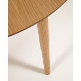 Kave Home Raztegljiva jedilna miza v hrastovem dekorju ø 120 cm Oqui – | Shoptok.si