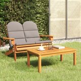 vidaXL 2-dijelna vrtna garnitura Adirondack od masivnog drva bagrema Cijene