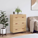 vidaXL Predalnik sonoma hrast 69,5x34x90 cm inženirski les | Shoptok.si