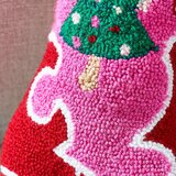 Catherine Lansfield Ukrasni jastuk s božićnim motivom od boucle tkanine 48x35 cm Santa's Howdy Christmas Boot – | shoptok.hr