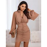 Edoti Women's mini dress with wide straps and v-neck ROSE DL | Eponuda.ba