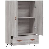  Visoka komoda siva boja hrasta 69,5x31x115 cm konstruirano drvo | Eponuda.com