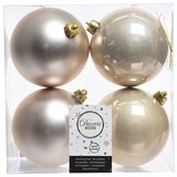 Novogodišnji program novogodišnja Kugla 4/1 10 cm bela pearl 022177 Cene