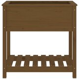  Sadilica s policom boja meda 82,5x54x81 cm od masivne borovine | shoptok.hr
