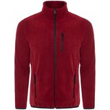 Dewberry 24601 5 Pocket Outdoor Full Zipper Fleece Jacket-BORDEAUX | shoptok.hr