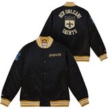 Mitchell And Ness muška New Orleans Saints Mitchell & Ness Heavyweight Satin jakna | shoptok.hr