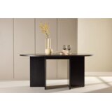 Venture Home okrugli rastezljivi blagovaonski stol Strada ⌀120 cm, crna Cijene