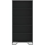 Ormarić za knjige crni 80x31x169 cm od konstruiranog drva | Eponuda.com