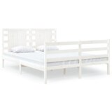 Furnova Posteljni okvir brez vzmetnice bel 120x190 cm trdna borovina, (21937620) | Shoptok.si