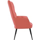  Stol za sproščanje roza žamet, (20597711) | Shoptok.si