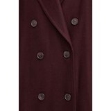 Gestuz Volnen plašč bordo barva | Shoptok.si