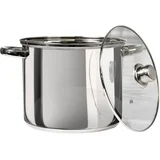 lonec s pokrovom Matilde, 32 cm, 19 L, indukcija, inox
