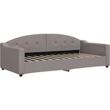  Dnevni krevet na razvlačenje smeđesivi 90 x 200 cm od tkanine | shoptok.hr