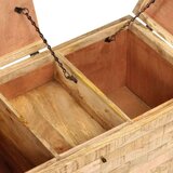 vidaXL Klubska mizica iz trdnega mangovega lesa 80x40x35 cm | Shoptok.si