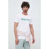United Colors Of Benetton Bombažna kratka majica bela barva | Shoptok.si