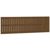  Uzglavlje za krevet boja meda 185x3x60 cm masivna borovina | shoptok.hr