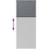 vidaXL Okenska roleta z zavesami Drugo Temno siva 90 x 220 cm Aluminij | Shoptok.si