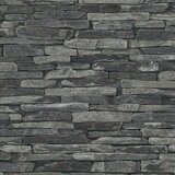 AS Creation Elements Flis tapeta (Sivo-crne boje, Izgled kamena, D x Š: 10,05 x 0,53 m) Cijene