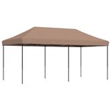  Sklopivi prigodni šator za zabave smeđi 580x292x315 cm | shoptok.hr