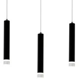  LED luster na sajli CARBON 3xLED/15W/230V | Eponuda.com