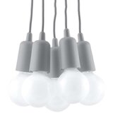  Obesna svetilka DIEGO 5 siva, (21347695) | Shoptok.si