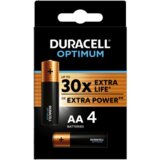 Duracell alkalne baterije optimum aa 508307 cene
