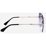 PRIUS Women's Sunglasses With Gradient Lenses UV400 Gold-Blue | Shoptok.si
