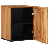 Furnova Stenska kopalniška omarica 38x34x48 cm trden akacijev les, (21948333) | Shoptok.si