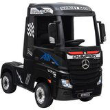 Kamion na akumulator Mercedes Actros 4x4 - crni | shoptok.hr