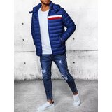 DStreet Dark Blue Quilted Men's Transition Jacket