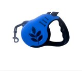 INF 5m samodejni zvit povodec z enim ročajem, ABS+najlon, ergonomski Dark Blue, (5000326683) Cene