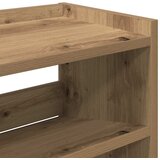  Stalak za cipele boja hrasta 80x25x62 cm konstruirano drvo Smeđa | Shoptok.si