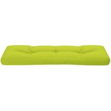  Jastuk za palete jarkozeleni 120 x 40 x 12 cm od tkanine | shoptok.hr